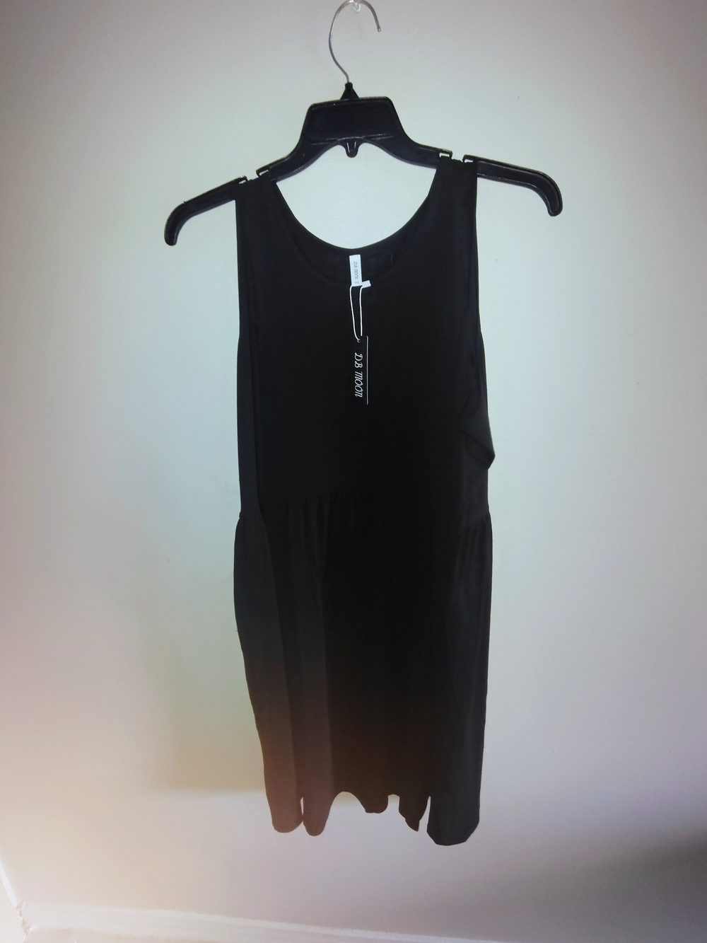 Women's Black Sleeveless Tank Dress - Everyday Easywear
